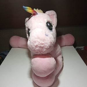 Jumbo Pink Unicorn Plush 4 FT Big Stuffed Animal Large Huge Giant So Soft